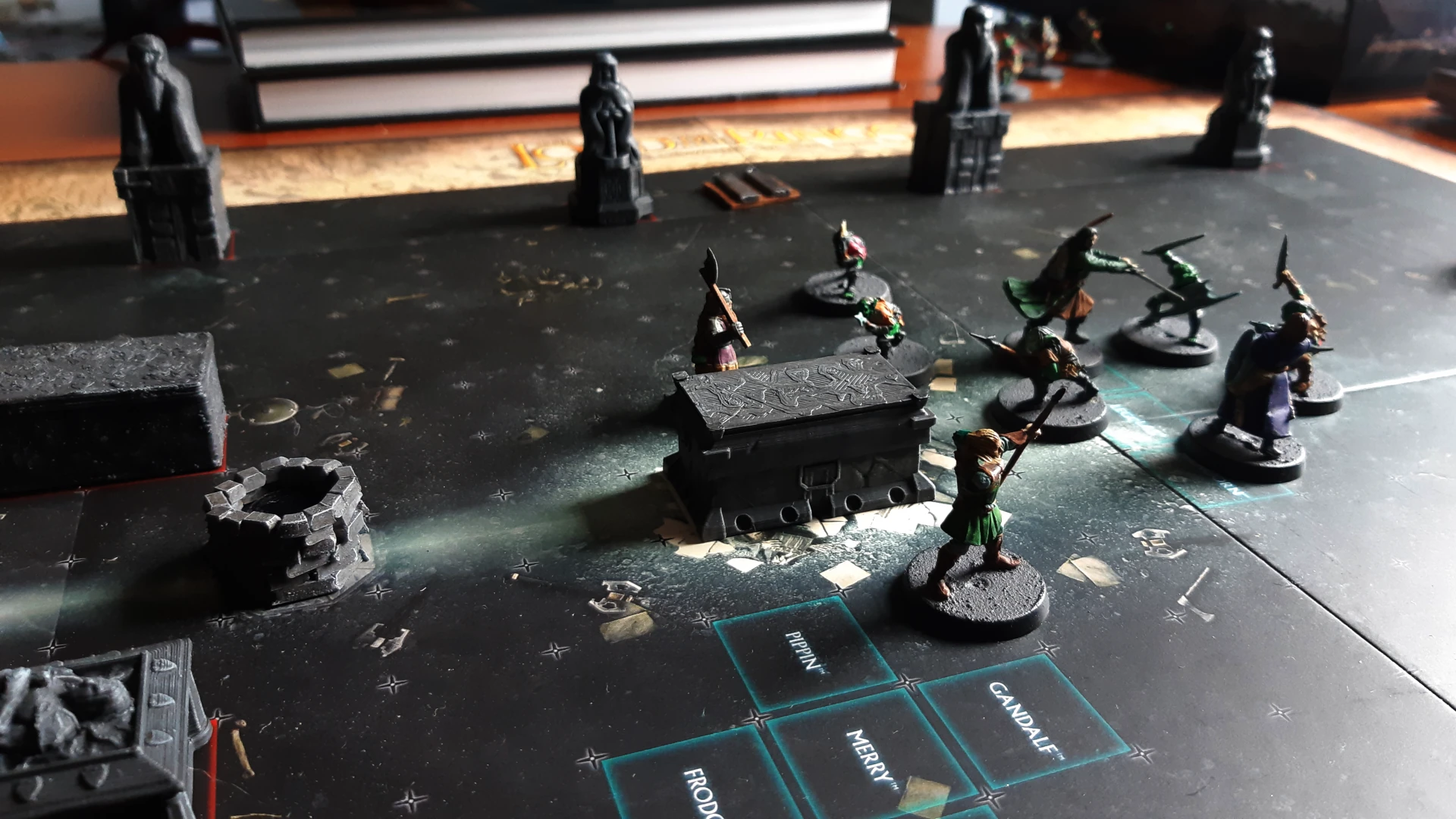 Sarcophagi and pillars for Balin's tomb.