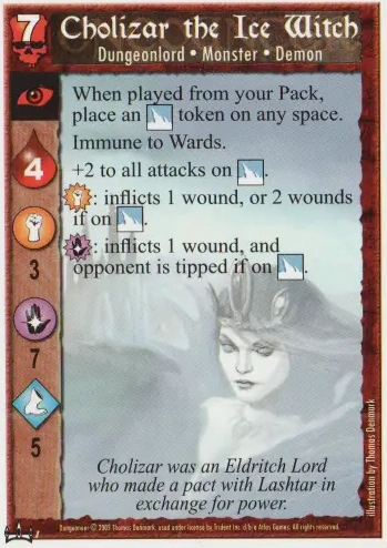 Cholizar the Ice Witch card