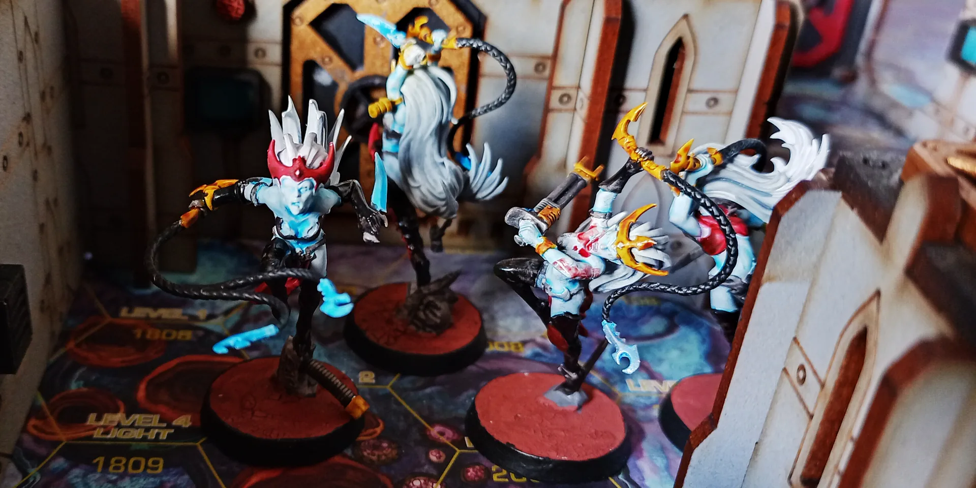 The Electro-Priestesses acting as decoys