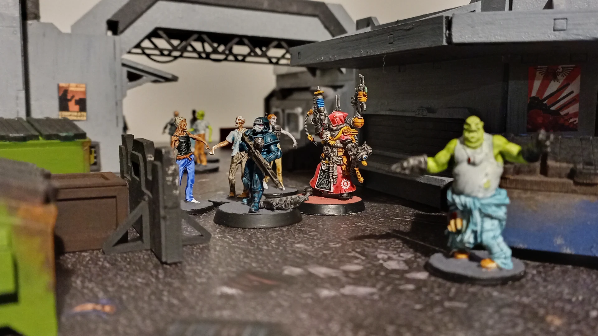 Zombies in the city.