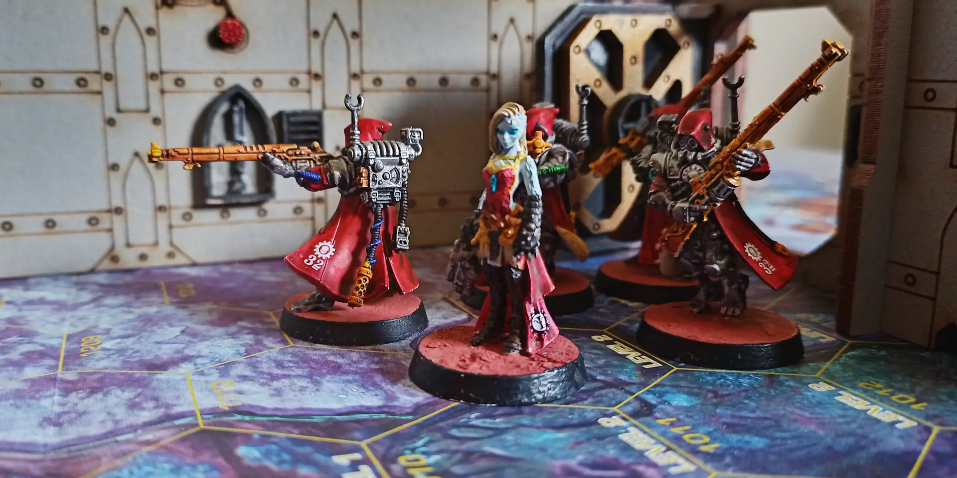 The Skitarii and their brave Arcuitor Magisterium (not actually an Arcuitor Magisterium)