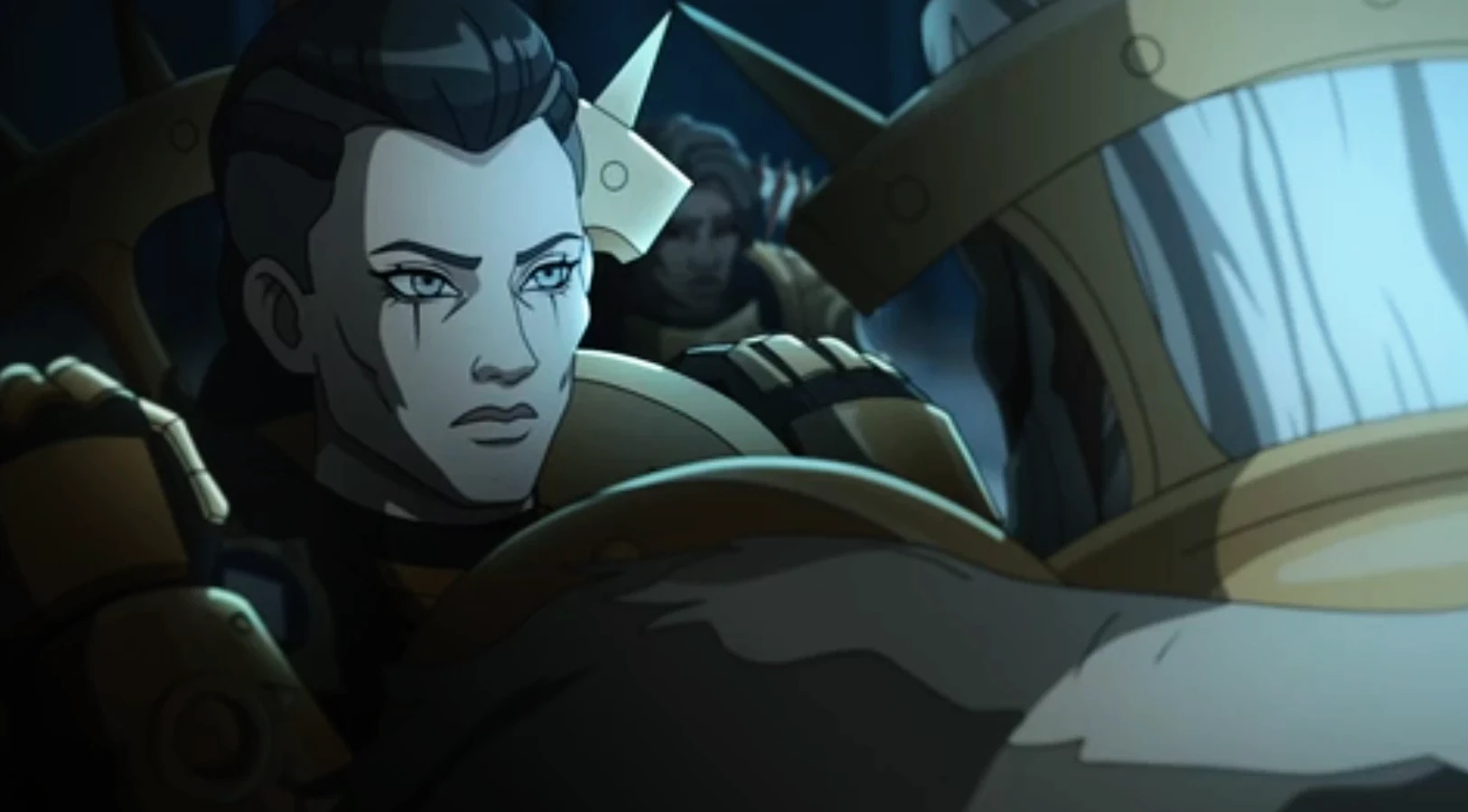 Neave stares at Hendrick in silence.